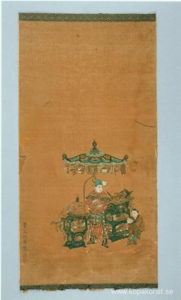 Rulla som illustrerar The Heart Sutra Rulla som illustrerar The Heart Sutra