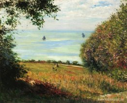 Utsikt över havet från Villerville Utsikt över havet från Villerville