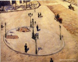 Trafikön på Boulevard Haussmann Trafikön på Boulevard Haussmann