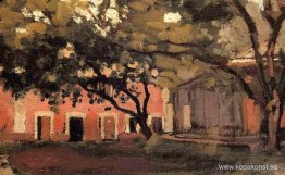 Yerres, voljären i prydnadsgården Yerres, voljären i prydnadsgården