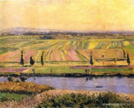 Slätten av Gennevilliers från kullarna i Argenteuil Slätten av Gennevilliers från kullarna i Argenteuil