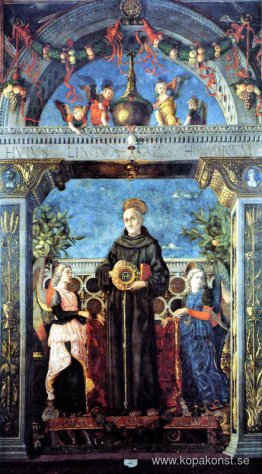St Bernardine av Siena med änglarna St Bernardine av Siena med änglarna