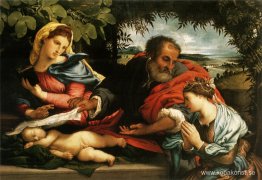 Den heliga familjen med den heliga Katarina av Alexandria Den heliga familjen med den heliga Katarina av Alexandria