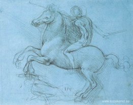 En studie för ett ryttarmonument En studie för ett ryttarmonument