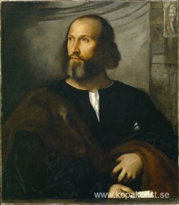 Porträtt av en skäggig man Porträtt av en skäggig man