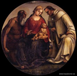 Jungfru och barn med de heliga Jerome och Bernard av Clairvaux Jungfru och barn med de heliga Jerome och Bernard av Clairvaux