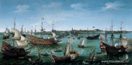 Fredrik V, kurfurst Palatinens ankomst till Vlissingen Fredrik V, kurfurst Palatinens ankomst till Vlissingen