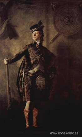 Porträtt av överste Alasdair Mcdonnell från Glengarry Porträtt av överste Alasdair Mcdonnell från Glengarry