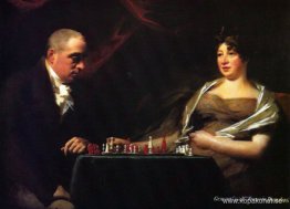 Porträtt av Francis och hans fru Eliza Dundas Cumming Porträtt av Francis och hans fru Eliza Dundas Cumming