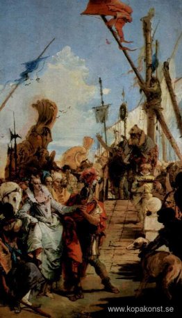 Möte mellan Marc Anthony och Cleopatra Möte mellan Marc Anthony och Cleopatra