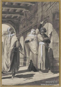 Girart de Roussillon konverterad av sin fru Ameline Girart de Roussillon konverterad av sin fru Ameline