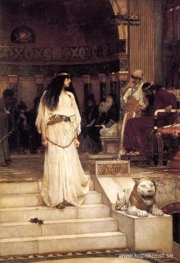 Mariamne lämnar Herodes domarsäte Mariamne lämnar Herodes domarsäte