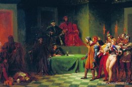 Mosaiker inför domstolen tre i Venedig under andra hälften av XV Mosaiker inför domstolen tre i Venedig under andra hälften av XV