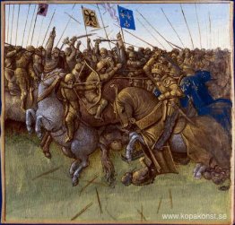 En ny fantasi av Ludvig III och Carlomans 879-seger över vikinga En ny fantasi av Ludvig III och Carlomans 879-seger över vikinga