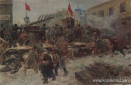 Barrikadstrider i Röda Presnya Barrikadstrider i Röda Presnya