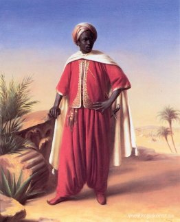 Porträtt av en arab Porträtt av en arab