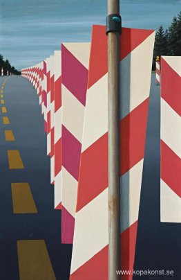 Studie för 'Autobahn i Schwarzwald II' Studie för 'Autobahn i Schwarzwald II'