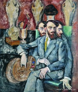 Porträtt av konstnären A. Milman Porträtt av konstnären A. Milman