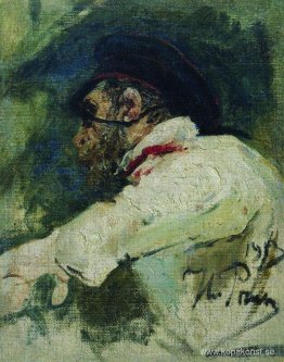 En man i vit jacka En man i vit jacka