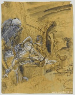 Illustrationsprojekt för Macbeth - spökets utseende i Macbeth Illustrationsprojekt för Macbeth - spökets utseende i Macbeth