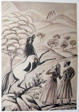 Illustration till "Armeniska folksagor" Illustration till "Armeniska folksagor"