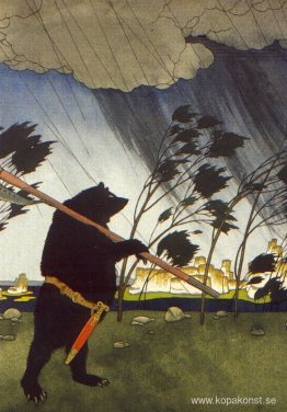 Illustration. Sagor: Teremok. Mizgir'. Illustration. Sagor: Teremok. Mizgir'.