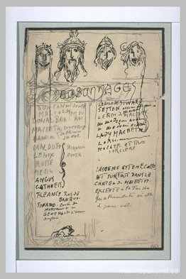 Projet de frontispice för Macbeth Projet de frontispice för Macbeth