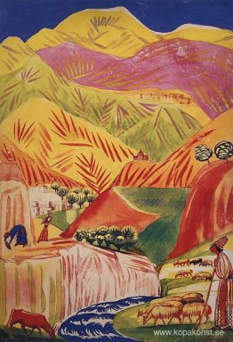 Flamboyant landskap Flamboyant landskap