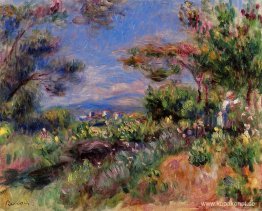 Ung kvinna i ett landskap, Cagnes Ung kvinna i ett landskap, Cagnes