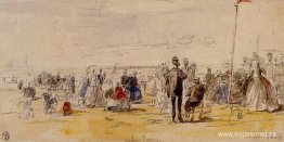 Strandscen i Trouville Strandscen i Trouville