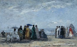 Stranden i Trouville Stranden i Trouville
