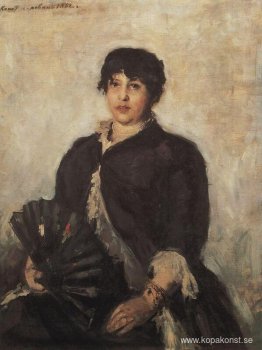 Porträtt av Olga Alyabyeva Porträtt av Olga Alyabyeva