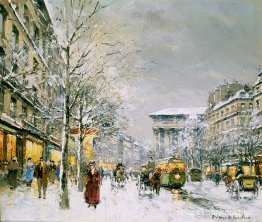 Boulevard de la Madeleine, Under snön Boulevard de la Madeleine, Under snön
