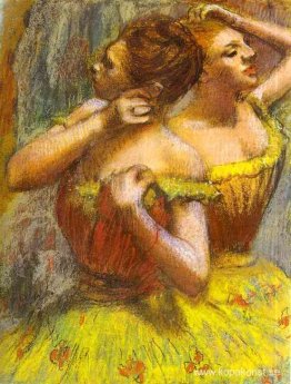 Två dansare (pastell på papper) Två dansare (pastell på papper)