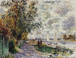 Flodstranden vid Petit-Gennevilliers Flodstranden vid Petit-Gennevilliers
