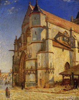 Kyrkan i Moret i morgonsol Kyrkan i Moret i morgonsol