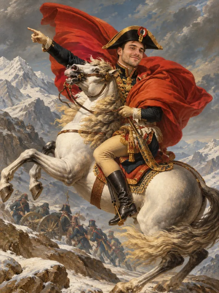 Napoleon korsar Alperna