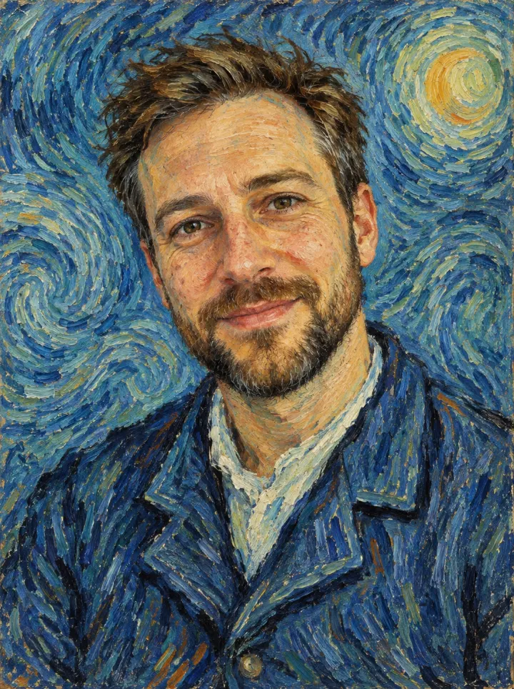 Självporträtt à la van Gogh