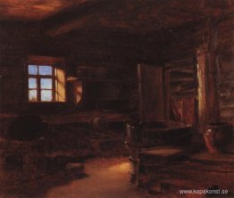 Interiör av isba Interiör av isba