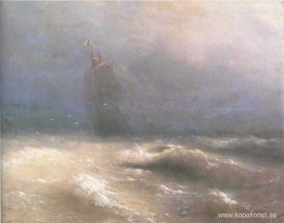 Storm vid kusten av Nice Storm vid kusten av Nice