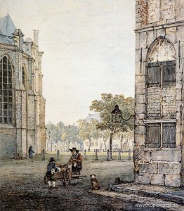 Grotekerksplein i Dordrecht Grotekerksplein i Dordrecht