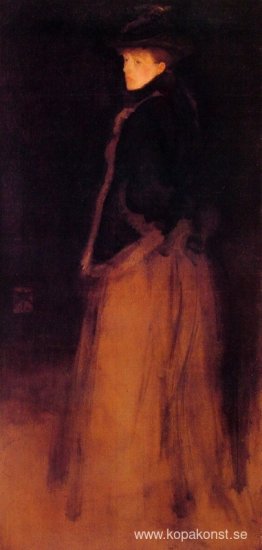 Arrangemang i svart och brunt: Pälsjackan Arrangemang i svart och brunt: Pälsjackan