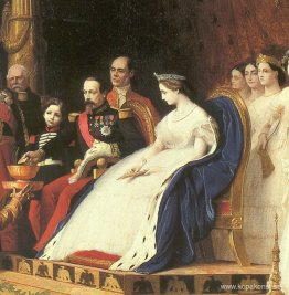 Napoleon III, Eugenie och deras son för adoption Siamesiska amba Napoleon III, Eugenie och deras son för adoption Siamesiska amba