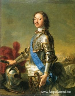 Porträtt av tsar Peter I Porträtt av tsar Peter I
