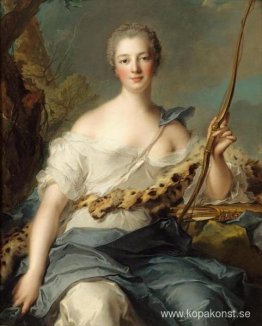 Jeanne-Antoinette Poisson, Marquise de Pompadour som Diana Jeanne-Antoinette Poisson, Marquise de Pompadour som Diana