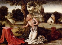 Landskap Med den ångerfulla Saint Jerome Landskap Med den ångerfulla Saint Jerome