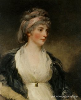 Porträtt av Harriet Brouncker från Boveridge Dorset Porträtt av Harriet Brouncker från Boveridge Dorset