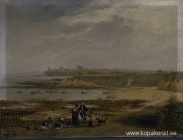 Cullercoats ser mot Tynemouth - Ebb Cullercoats ser mot Tynemouth - Ebb