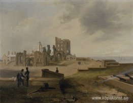 Tynemouth Priory från öst Tynemouth Priory från öst