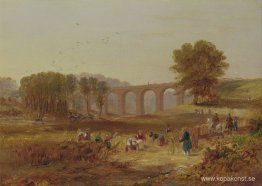 John Wilson Carmichael - Corby Viaduct, Newcastle och Carlisle R John Wilson Carmichael - Corby Viaduct, Newcastle och Carlisle R